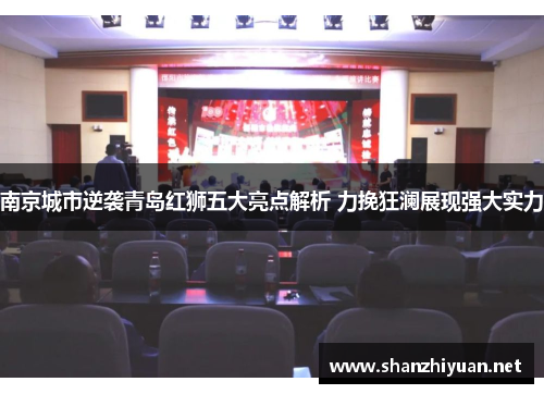 南京城市逆袭青岛红狮五大亮点解析 力挽狂澜展现强大实力